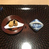 Deep fried sweet at Kakusho in Takayama