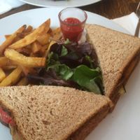 club sandwich  at Brasserie LoLa in Paris
