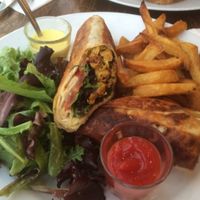 vegan kebab  at Brasserie LoLa in Paris
