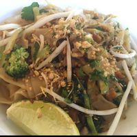thai dish at Brasserie LoLa in Paris