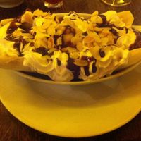 They had a BANANA SPLIT!!! at Brasserie LoLa in Paris