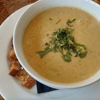 great soup at Brasserie LoLa in Paris