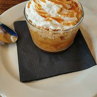 nice pineapple crumble at Brasserie LoLa in Paris