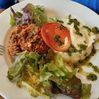 great main dish at Brasserie LoLa in Paris