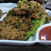 Fried bean curd cakes  at Thai Vegetarian Food 泰國素食 in Kowloon