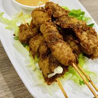 Love this satay! at Thai Vegetarian Food 泰國素食 in Kowloon