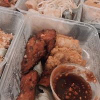 蝦餅 & 魚餅  at Thai Vegetarian Food 泰國素食 in Kowloon