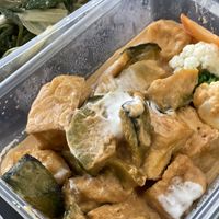 Pumpkin Curry with Green Roti at Thai Vegetarian Food 泰國素食 in Kowloon