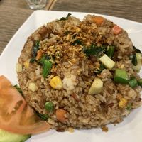 Mushroom crumble rice  at Thai Vegetarian Food 泰國素食 in Kowloon