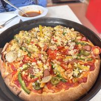Half BBQ, Half Mexican Vegan Cheese Large Pizza $150  at Pizzaveg - Tuen Mun in New Territories
