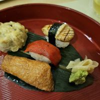 Sushi platter at Isoya Japanese Vegetarian in Hong Kong Island