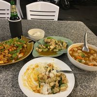 I always order too much but it was all very good   at Wanida Kitchen in Pattaya