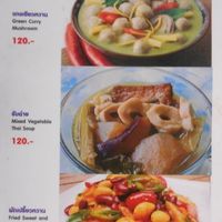 Wanida's menu at Wanida Kitchen in Pattaya