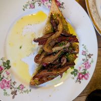 Toast de champignons sauvages at Automne / Restaurant in Saguenay