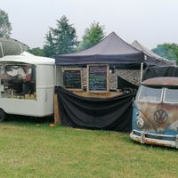 Lookout for the rusty VW! at Fresh Rootz in Derby