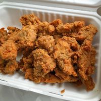 Vegan fried chick’n  at The Veggie Corner in Coventry