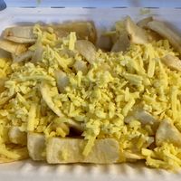 Cheesy chips  at The Veggie Corner in Coventry