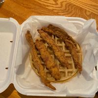 Chicken Waffles at Go Vegan Grill in Decatur