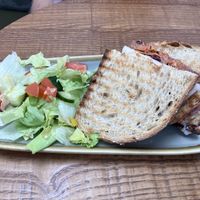 Vegan halloumi and Sriracha slaw   at Sextons Village Bakery in Lymm