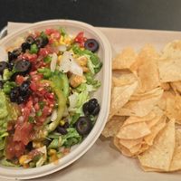 Vegan "Homewrecker" Salad with tofu and black beans at Moe's Southwest Grill - Angola in Angola