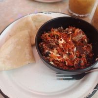 Choriqueso at Gracias Madre Taquería Vegana Coyoacán in Mexico City