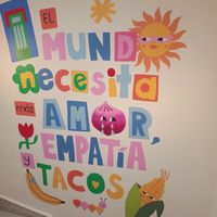 El mundo... at Gracias Madre Taquería Vegana Coyoacán in Mexico City