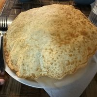Fried sourdough. Delicious    at Seriously Vegan in Austin