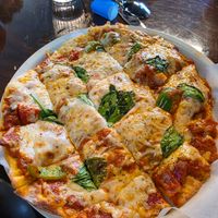 The pizza actually came with ketchup for some reason? But I didnt include it in the picture at Seriously Vegan in Austin