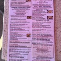 Menu pg 2  at Red Maple Cafe in Toluca Lake