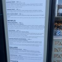 Nice specified vegan option.  at Shake Cafe - Santa Maria Novella in Florence