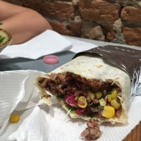Vegan burrito  at Shake Cafe - Santa Maria Novella in Florence