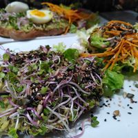 Avocado on sweet potato toast at Shake Cafe - Santa Maria Novella in Florence