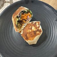Falafel wrap  at Mission Cafe in Sydney