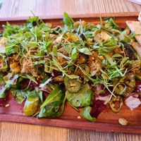 Eggplant mezze salad at 14 Global in Bethany Beach