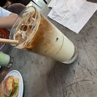 Iced Latte Macchiato   at Espresso House Nedre Avenyn  in Gothenburg