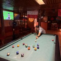 Pool game  at SANGO in Bangui