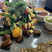 Benny with avocado and chilli jam at Nurcha Maroochydore in Buderim