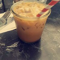 Iced latte on coconut mylk at Nurcha Maroochydore in Buderim
