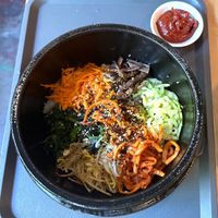 Veggie bibimbap  at Kimchee & Rice in Portland