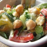 Salad of the day at Antidote Bouffe Vegane in Montreal