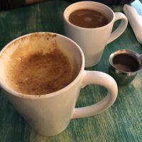 Golden milk - perfect winter day comfort at Antidote Bouffe Vegane in Montreal