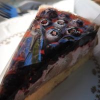 Vegane Heidelbeer Torte at Hofcafe Albertsdorf  in Fehmarn