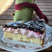 Vegane Heidelberg Torte at Hofcafe Albertsdorf  in Fehmarn