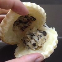 pate chaud filling at Banh Mi Bistro in Ho Chi Minh City