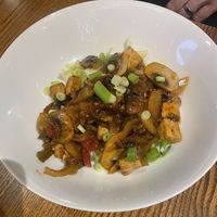Chilli Tilly tofu  at Karmana 100% Plant Based in Northampton