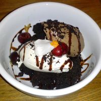 black forest cake at The Springs in Los Angeles