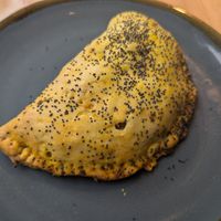 Curry pasty at Mudlarks Garden Cafe in Hertford