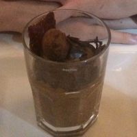 Vegan chocolate mousse. at Fargo in Sevilla