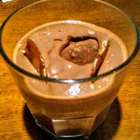 vegan chocolate mousse at Fargo in Sevilla