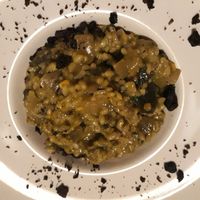 Lentil risotto. at Fargo in Sevilla